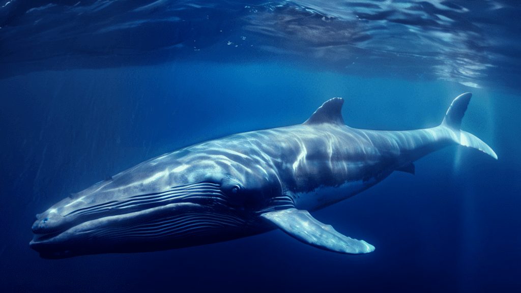 3D fin whale rendering