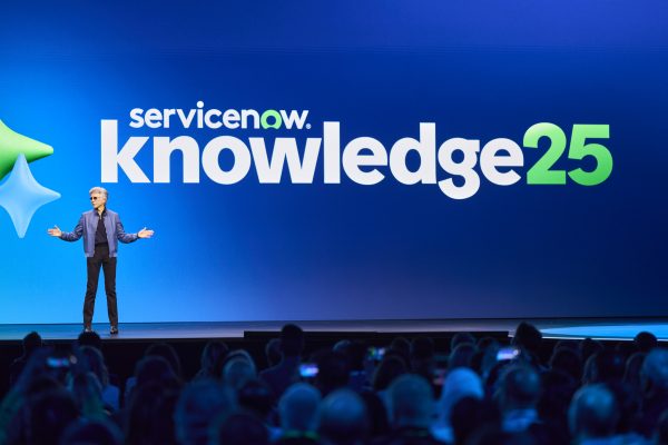 ServiceNow Chairman and CEO Bill McDermott opening Knowledge'25