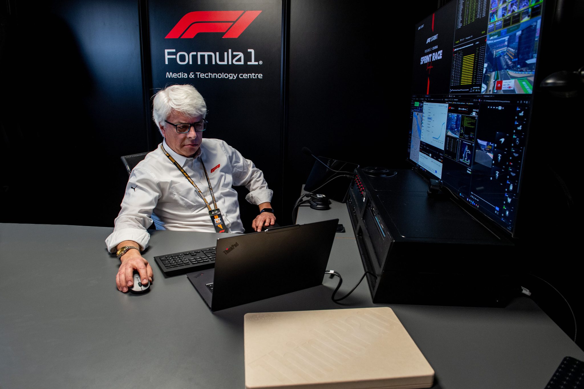 Formula 1 operations with Lenovo technology